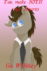 Size: 2000x3000 | Tagged: safe, artist:dragonsanddreamscape, doctor whooves, time turner, g4, card, hearts and hooves day