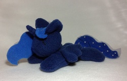 Size: 1299x827 | Tagged: safe, artist:bewareofkitty, princess luna, pony, g4, beanie (plushie), irl, photo, plushie, solo