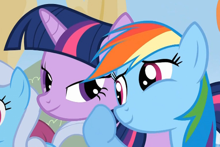 Safe Screencap Berry Punch Berryshine Linky Rainbow Dash