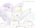 Size: 731x606 | Tagged: artist needed, safe, derpy hooves, princess celestia, twilight sparkle, alicorn, pony, g4, 30 minute art challenge, female, mare, twilight sparkle (alicorn)