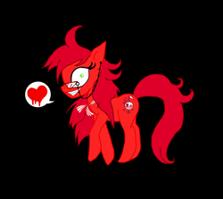 Size: 900x804 | Tagged: safe, artist:gaymendancing, black butler, glasses, grell, grell sutcliff, heart, insanity, kuroshitsuji, ponified