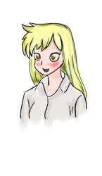 Size: 444x768 | Tagged: safe, derpy hooves, human, g4, clothes, female, humanized, simple background, smiling, solo, transparent background