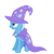 Size: 10000x10000 | Tagged: safe, artist:theaceofspadez, trixie, pony, unicorn, g4, absurd resolution, cape, clothes, hat, simple background, smiling, transparent background, trixie's cape, trixie's hat, vector