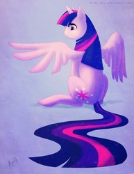 Size: 695x900 | Tagged: safe, artist:rebel-mel, twilight sparkle, alicorn, pony, g4, female, mare, twilight sparkle (alicorn)