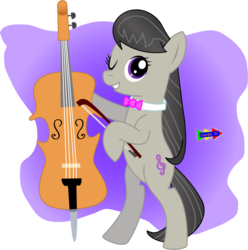 Size: 951x959 | Tagged: safe, artist:uvodd-11, octavia melody, earth pony, pony, g4, cello, female, musical instrument, solo