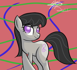 Size: 850x768 | Tagged: safe, artist:mister-markers, octavia melody, earth pony, pony, g4, female, looking at you, mare, solo