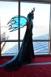 Size: 3264x4928 | Tagged: safe, artist:rougeleaderred, queen chrysalis, human, g4, convention, cosplay, irl, irl human, katsucon, photo, solo