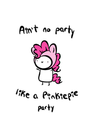 Size: 500x667 | Tagged: safe, artist:pegsie, pinkie pie, human, g4, brony, cosplay, costume, female, hat, party, party pony, solo