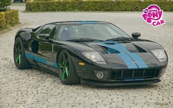 Size: 1280x800 | Tagged: safe, artist:shadowbolt240z, queen chrysalis, g4, car, ford, ford gt