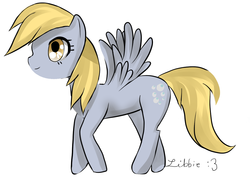 Size: 1067x755 | Tagged: safe, artist:shizuka111, derpy hooves, pegasus, pony, g4, female, mare, simple background, solo, white background