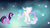 Size: 765x423 | Tagged: safe, screencap, princess celestia, twilight sparkle, g4, magical mystery cure, ascension realm, princess celestia's special princess making dimension, space, stars, void, youtube caption