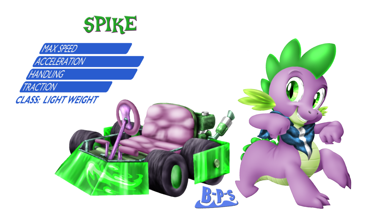 Smile spikes. MLP vehicle.