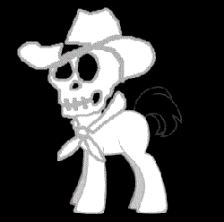 Size: 293x291 | Tagged: safe, gif, non-animated gif, ponified, the man they call ghost, true capitalist radio