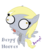 Size: 1056x1248 | Tagged: safe, artist:ameyal, derpy hooves, pegasus, pony, g4, female, gir, invader zim, mare, simple background, solo, transparent background