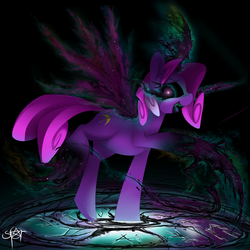 Size: 1500x1500 | Tagged: safe, artist:starlightspark, oc, oc only, oc:starlight shadow, pony, crisis equestria, solo