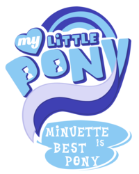 Size: 1600x2000 | Tagged: safe, artist:the-bitterman, edit, minuette, g4, best pony, best pony logo, logo, logo edit, my little pony logo, simple background, transparent background