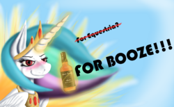 Size: 1308x805 | Tagged: safe, artist:fastballncs, princess celestia, pony, g4, alcohol, blushing, drunk, drunklestia, female, solo