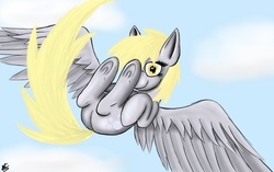 Size: 1286x806 | Tagged: safe, artist:fastballncs, derpy hooves, pegasus, pony, g4, female, mare, solo