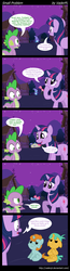 Size: 1260x4850 | Tagged: safe, artist:vaderpl, pinkie pie, snails, snips, spike, trixie, twilight sparkle, g4, comic, foal