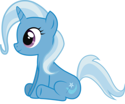 Size: 2507x2079 | Tagged: safe, artist:spectty, trixie, pony, unicorn, g4, female, simple background, sitting, smiling, solo, transparent background, vector