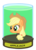 Size: 1024x1431 | Tagged: safe, artist:hombre0, artist:kanske-2099, applejack, earth pony, pony, g4, disembodied head, female, futurama, head in a jar, jar, male, parody, simple background, solo, transparent background