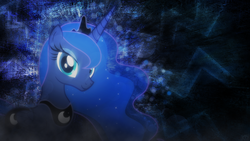 Size: 1920x1080 | Tagged: safe, artist:kibbiethegreat, princess luna, pony, g4, female, solo, wallpaper