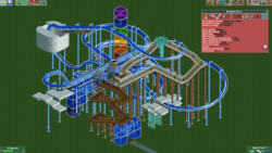 Size: 1280x720 | Tagged: safe, rainbow dash, g4, barely pony related, no pony, roller coaster, rollercoaster tycoon