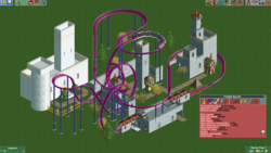 Size: 1280x720 | Tagged: safe, twilight sparkle, g4, barely pony related, no pony, rollercoaster tycoon