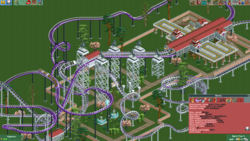 Size: 1280x720 | Tagged: safe, rarity, g4, no pony, roller coaster, rollercoaster tycoon