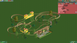 Size: 1280x720 | Tagged: safe, fluttershy, g4, barely pony related, no pony, roller coaster, rollercoaster tycoon