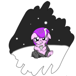 Size: 800x800 | Tagged: safe, artist:spice, diamond tiara, earth pony, pony, g4, cute, female, simple background, snow, snowfall, snowflake, solo, transparent background