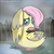 Size: 1024x1024 | Tagged: safe, artist:natalistudios, fluttershy, bird, duck, g4, 30 minute art challenge, female, flutterduck, solo, species swap