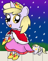 Size: 589x755 | Tagged: safe, artist:mysticvulpix, derpy hooves, dinky hooves, pegasus, pony, g4, female, mare