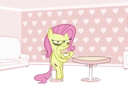 Size: 960x640 | Tagged: safe, artist:hotdiggedydemon, fluttershy, .mov, swag.mov, g4, tea