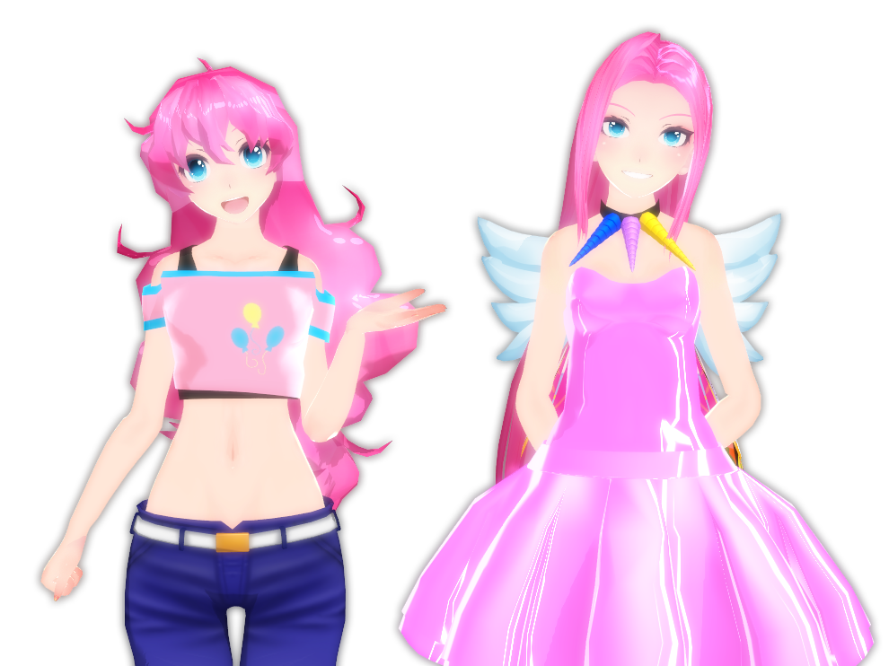 250747 Safe Artistsnips800 Pinkie Pie Human G4 Belly Button Humanized Midriff Mmd 4438