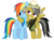 Size: 1920x1440 | Tagged: safe, artist:asimplerarity, daring do, rainbow dash, pegasus, pony, g4, .svg available, cute, duo, female, hug, mare, simple background, spread wings, svg, transparent background, vector, wings