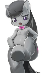 Size: 916x1477 | Tagged: safe, artist:iizuna, octavia melody, earth pony, pony, semi-anthro, g4, arm hooves, armpits, bipedal, female, fetish, hoof fetish, hooves, pixiv, solo, thunder thighs, wide hips