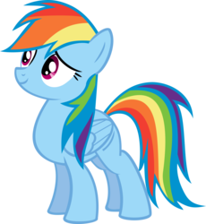 Size: 6021x6546 | Tagged: safe, artist:dblokt, rainbow dash, g4, absurd resolution, simple background, transparent background, vector