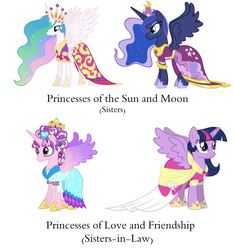 Size: 690x736 | Tagged: safe, princess cadance, princess celestia, princess luna, twilight sparkle, g4, alicorn tetrarchy, meta, text, twilight sparkle (alicorn)