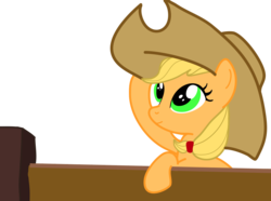 Size: 944x704 | Tagged: safe, artist:thecoltalition, applejack, earth pony, pony, g4, cute, female, filly, hat, jackabetes, simple background, solo, transparent background, vector