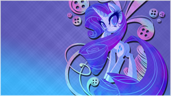 Size: 1920x1080 | Tagged: safe, artist:overmare, rarity, pony, g4, solo, wallpaper