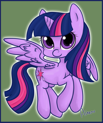 Size: 645x773 | Tagged: safe, artist:airenu-ish, twilight sparkle, alicorn, pony, g4, cute, female, looking at you, mare, solo, twiabetes, twilight sparkle (alicorn)