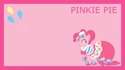 Size: 1920x1080 | Tagged: safe, artist:northwestcore, pinkie pie, g4, clothes, dress, gala dress, wallpaper