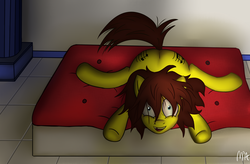 Size: 3052x1998 | Tagged: safe, artist:mostlyponyart, oc, oc only, pony, bed, solo