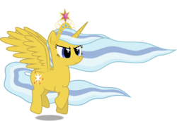 Size: 9519x6555 | Tagged: safe, artist:super-rainbow-dash, twilight sparkle, alicorn, pony, g4, absurd resolution, big crown thingy, element of magic, simple background, solo, super form, super twilight sparkle, super twilight sparkle (alicorn), transparent background, twilight sparkle (alicorn)