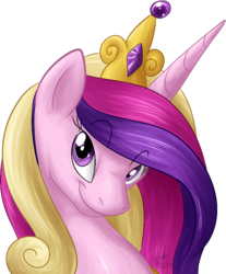 Size: 569x687 | Tagged: safe, artist:fizzy-dog, princess cadance, alicorn, pony, g4, female, looking at you, mare, simple background, smiling, solo, transparent background