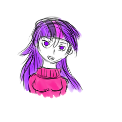 Size: 1024x1024 | Tagged: safe, twilight sparkle, human, g4, humanized, sketch