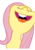 Size: 744x1052 | Tagged: safe, artist:relaxingonthemoon, fluttershy, pony, g4, .svg available, female, simple background, solo, svg, transparent background, vector