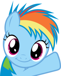 Size: 4725x5923 | Tagged: safe, artist:uxyd, rainbow dash, pegasus, pony, g4, absurd resolution, cute, dashabetes, faic, female, filly, filly rainbow dash, looking at you, simple background, smiling, smiling at you, solo, transparent background, vector, waving, waving at you, younger