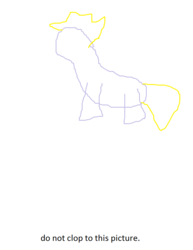 Size: 680x880 | Tagged: safe, derpy hooves, g4, 1000 hours in ms paint, caption, lineart, ms paint, quality, text